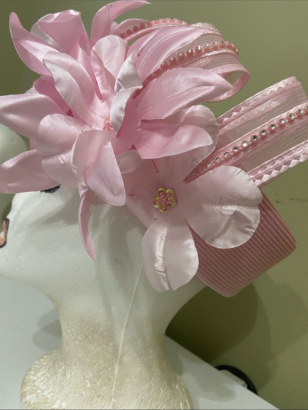 Really Cute Pink Dress Hat / Church Hat